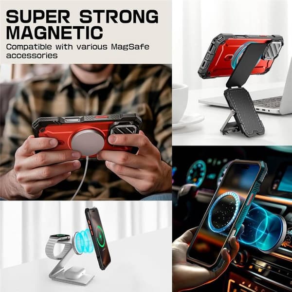 SUPCASE UB Mag XT fodral Apple iPhone 16 Pro Max - Ruddy