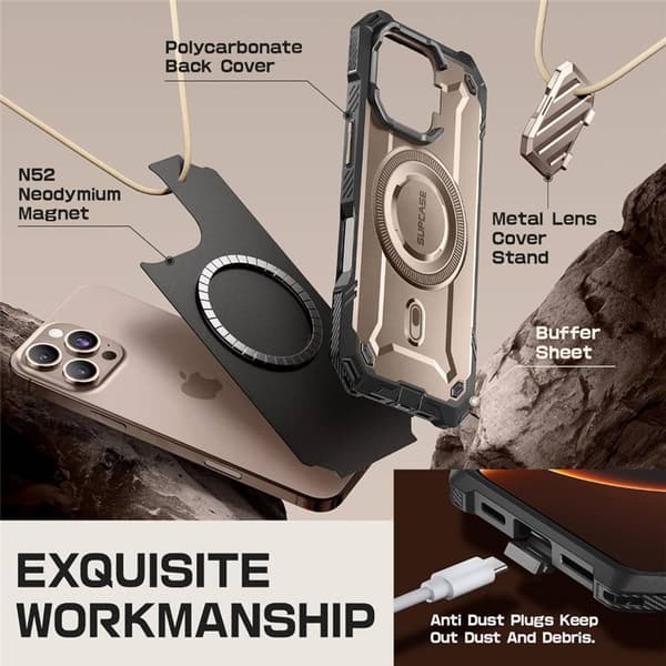 SUPCASE UB Mag XT cover Apple iPhone 16 Pro - Rosegold