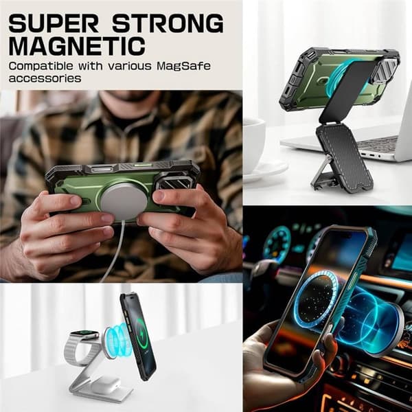 SUPCASE UB Mag XT fodral Apple iPhone 16 Pro - Guldan