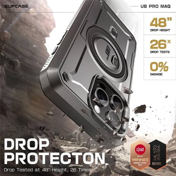 SUPCASE UB Pro Mag deksel Apple iPhone 16 Pro Max - Svart