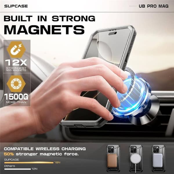 SUPCASE UB Pro Mag deksel Apple iPhone 16 Pro - TiGray