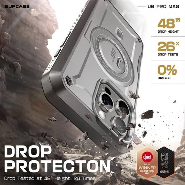 SUPCASE UB Pro Mag deksel Apple iPhone 16 Pro - TiGray
