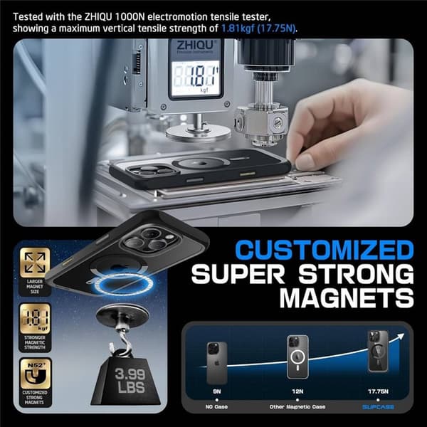 SUPCASE UB Mag Stand skal Apple iPhone 16 Pro Max - Svart