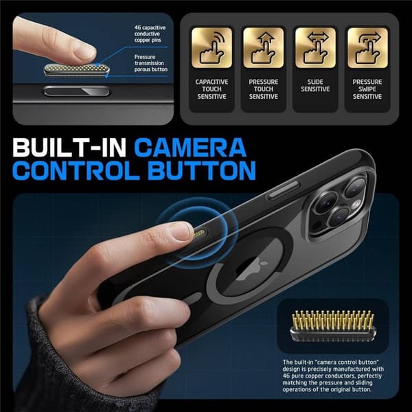 SUPCASE UB Mag Stand skal Apple iPhone 16 Pro Max - Svart