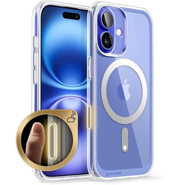 SUPCASE UB Mag Stand kotelo Apple iPhone 16 - Clear