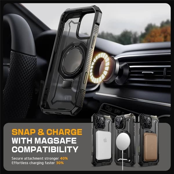 SUPCASE UB Grip deksel Apple iPhone 16 Pro - Svart