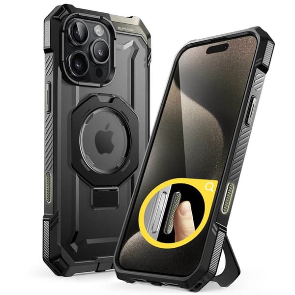 SUPCASE UB Grip deksel Apple iPhone 16 Pro - Svart