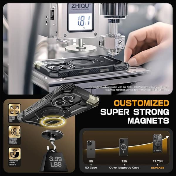 SUPCASE UB Grip skal Apple iPhone 16 - Svart
