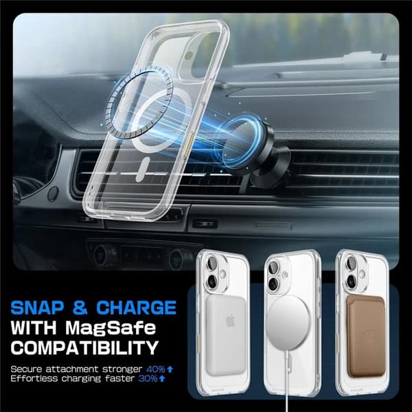 SUPCASE UB Mag skal Apple iPhone 16 Plus - Clear