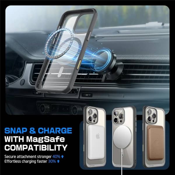 SUPCASE UB Mag deksel Apple iPhone 16 Pro - Grey