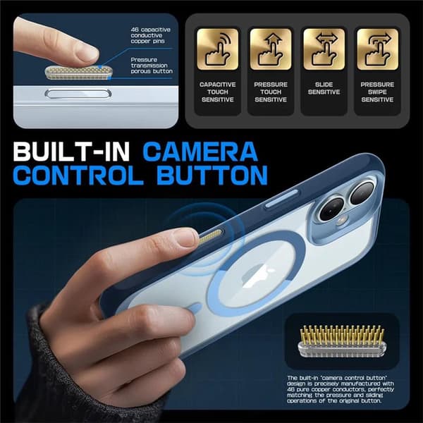 SUPCASE UB Mag kotelo Apple iPhone 16 - Azure
