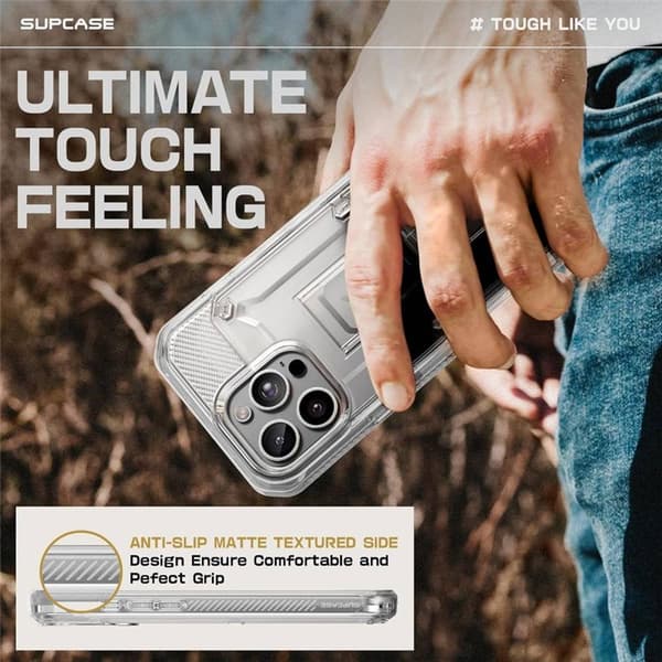 SUPCASE UB Pro cover Apple iPhone 16 Pro Max - Clear