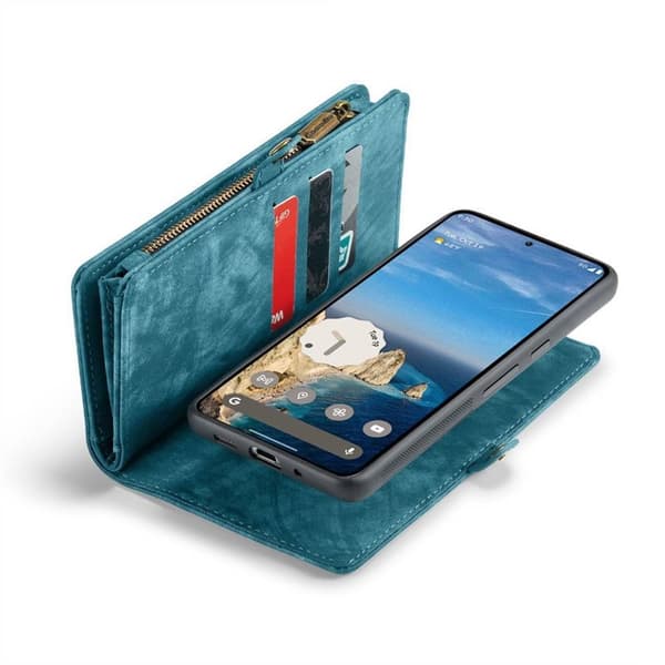 CaseMe mobildeksel 008 8-kort Google Pixel 9 Pro XL - Blå
