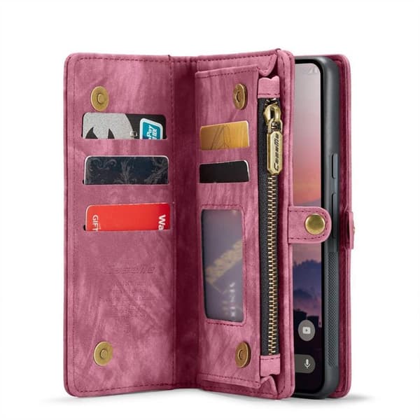 CaseMe mobilcover 008 8-kort Google Pixel 9 Pro XL - Rød
