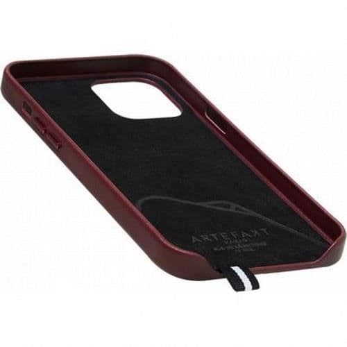 Skal till iPhone 12 / 12 Pro i Elysée Leather ARTEFAKT Burgundy