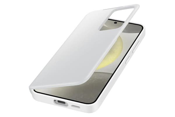 Samsung sockfodral - EF-ZS921CWEGWW - Galaxy S24 Smart View plånboksfodral, vit