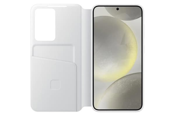Samsung sockfodral - EF-ZS921CWEGWW - Galaxy S24 Smart View plånboksfodral, vit