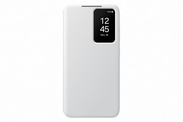 Samsung sockfodral - EF-ZS921CWEGWW - Galaxy S24 Smart View plånboksfodral, vit