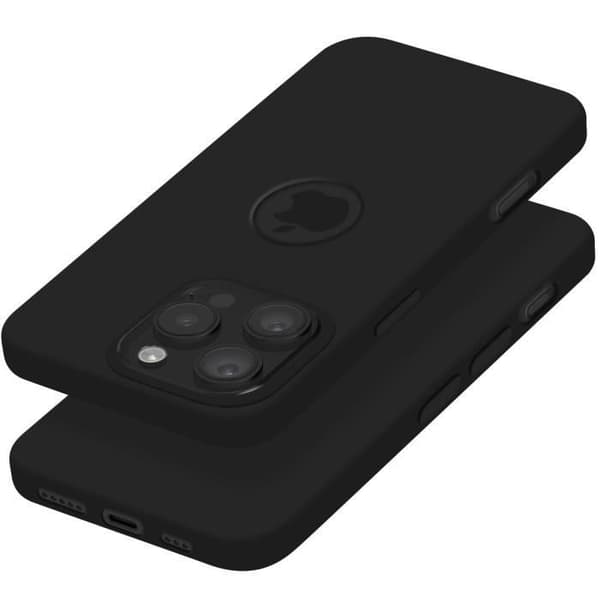 Fodral - AVIZAR - iPhone 16 Pro - Mjuk - Svart - Matt struktur