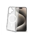 Miniatyrbild 1 av 6: Celly iPhone 16 Skal GELSKINMAG MagSafe Genomskinlig Vit