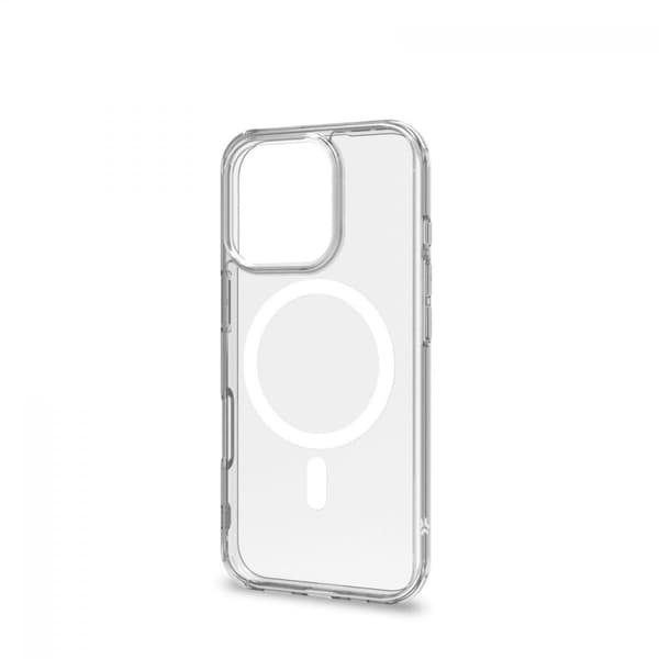Celly iPhone 16 Pro Cover GELSKINMAG MagSafe Klar Hvid
