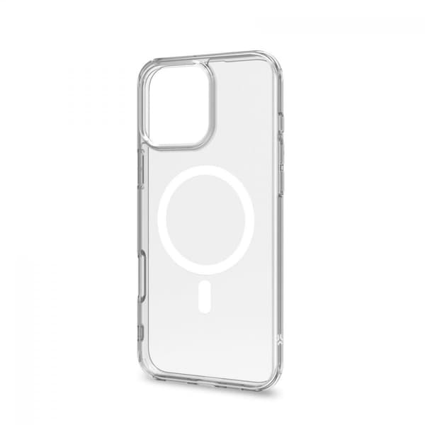 Celly iPhone 16 Pro Max Cover GELSKINMAG MagSafe Klar Hvid
