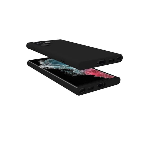 Celly Samsung Galaxy S22 Ultra Cover CROMO Sort