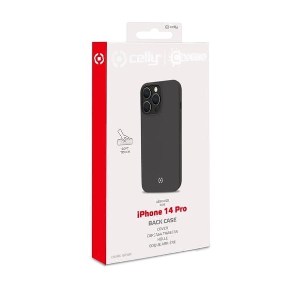 Celly iPhone 14 Pro Kuori CROMO Musta