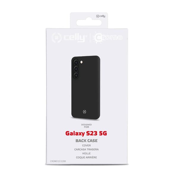Celly Samsung Galaxy S23 Cover CROMO Sort