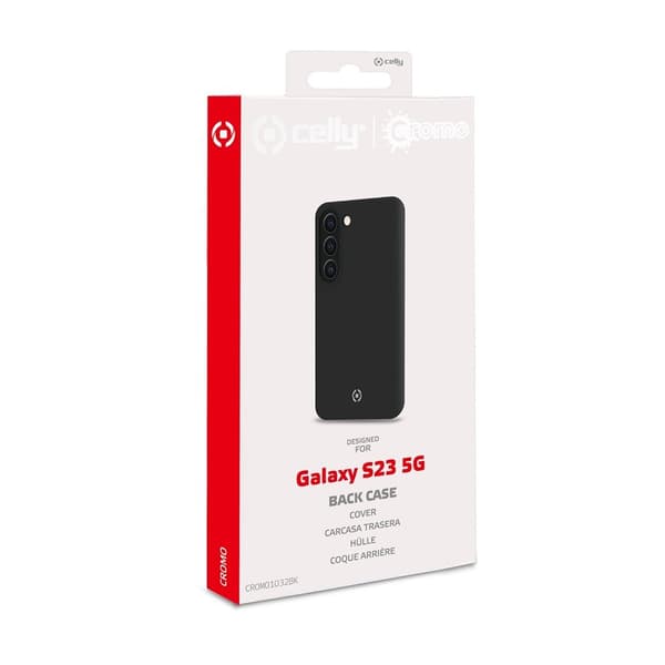 Celly Samsung Galaxy S23 Cover CROMO Sort