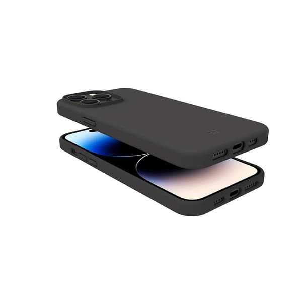 Celly iPhone 15 Pro Max Kuori CROMO Musta