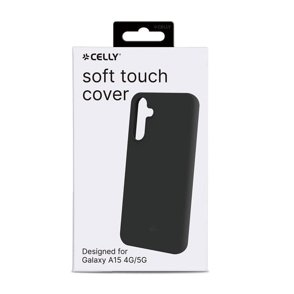 Celly Samsung Galaxy A15 Kuori CROMO Musta