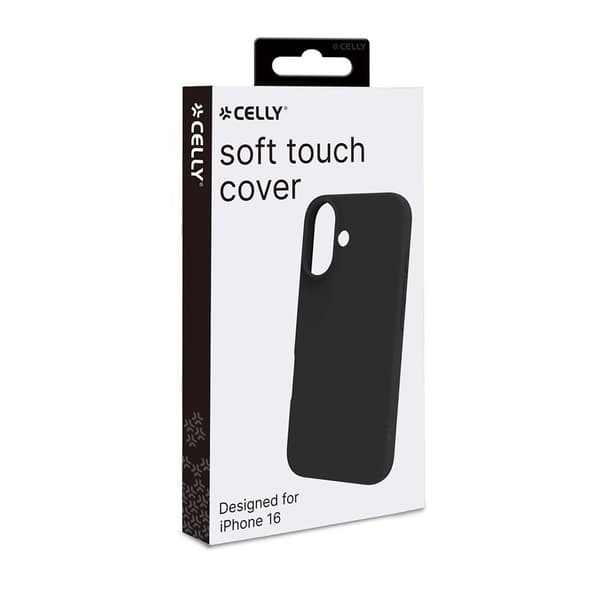 Celly iPhone 16 Skal CROMO Svart
