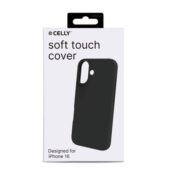 Celly iPhone 16 Skal CROMO Svart