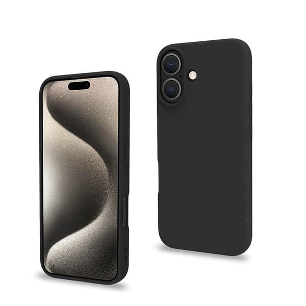 Celly iPhone 16 Skal CROMO Svart