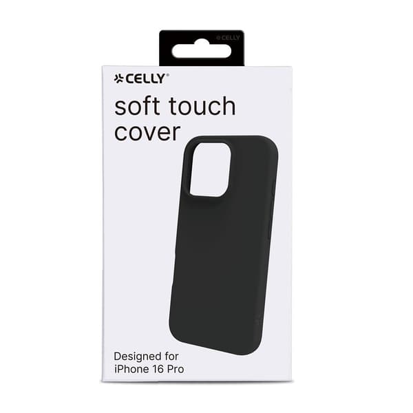 Celly iPhone 16 Pro Kuori CROMO Musta