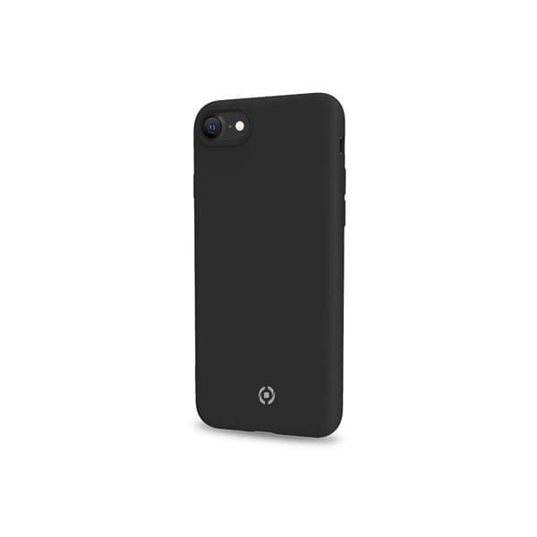 Celly iPhone 7/8/SE Kuori CROMO Musta