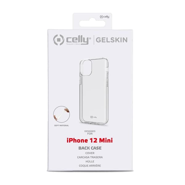 Celly iPhone 12 Mini Kuori GELSKIN Kirkas