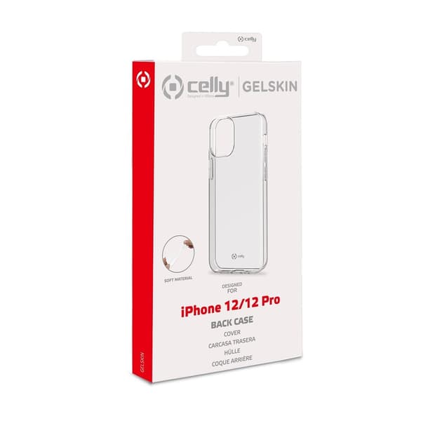 Celly iPhone 12/iPhone 12 Pro Cover GELSKIN Klar