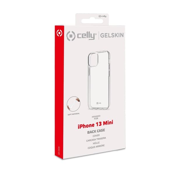 Celly iPhone 13 Mini Cover GELSKIN Klar