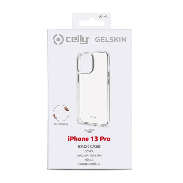 Celly iPhone 13 Pro Cover GELSKIN Klar