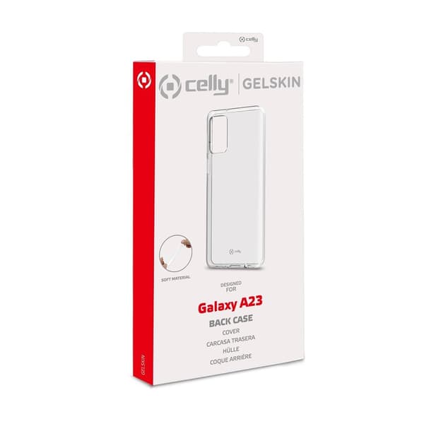 Celly Samsung Galaxy A23 5G Kuori GELSKIN Kirkas