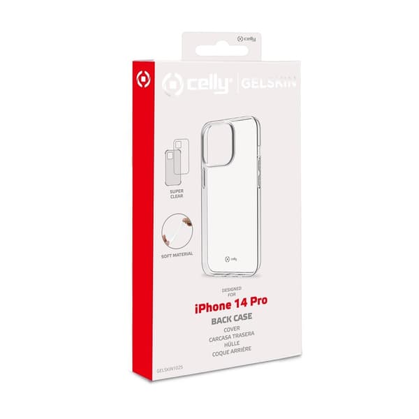 Celly iPhone 14 Pro Kuori GELSKIN Kirkas