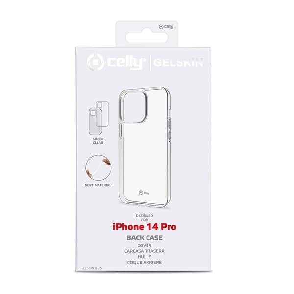 Celly iPhone 14 Pro Kuori GELSKIN Kirkas