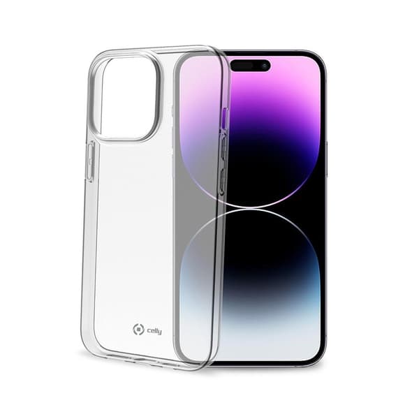 Celly iPhone 14 Pro Max Skal GELSKIN Genomskinlig