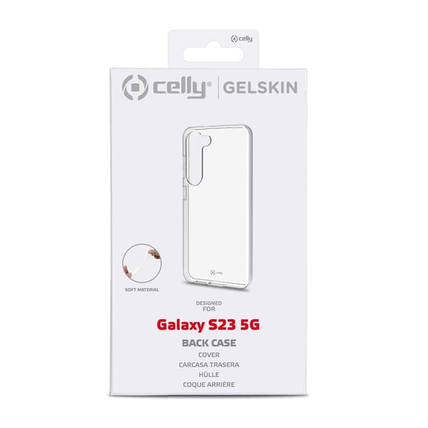 Celly Samsung Galaxy S23 Kuori GELSKIN Kirkas