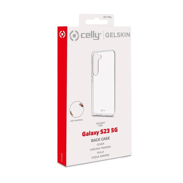 Celly Samsung Galaxy S23 Kuori GELSKIN Kirkas