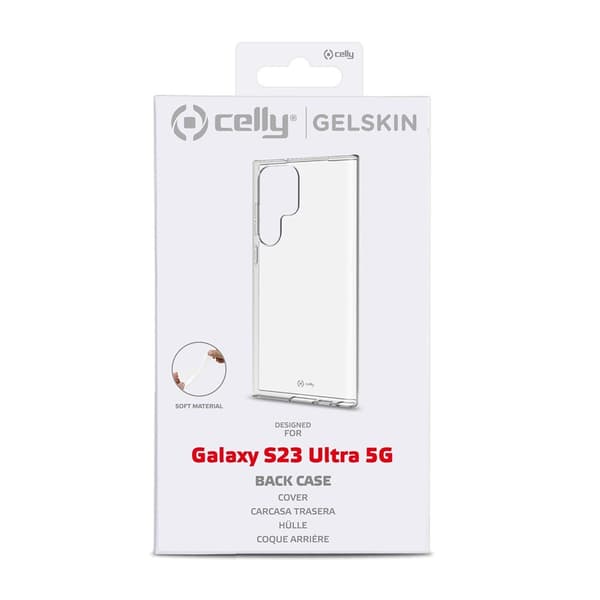Celly Samsung Galaxy S23 Ultra Cover GELSKIN Klar