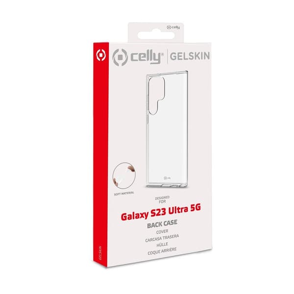 Celly Samsung Galaxy S23 Ultra Cover GELSKIN Klar
