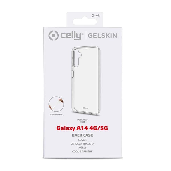 Celly Samsung Galaxy A14 Skal GELSKIN Genomskinlig